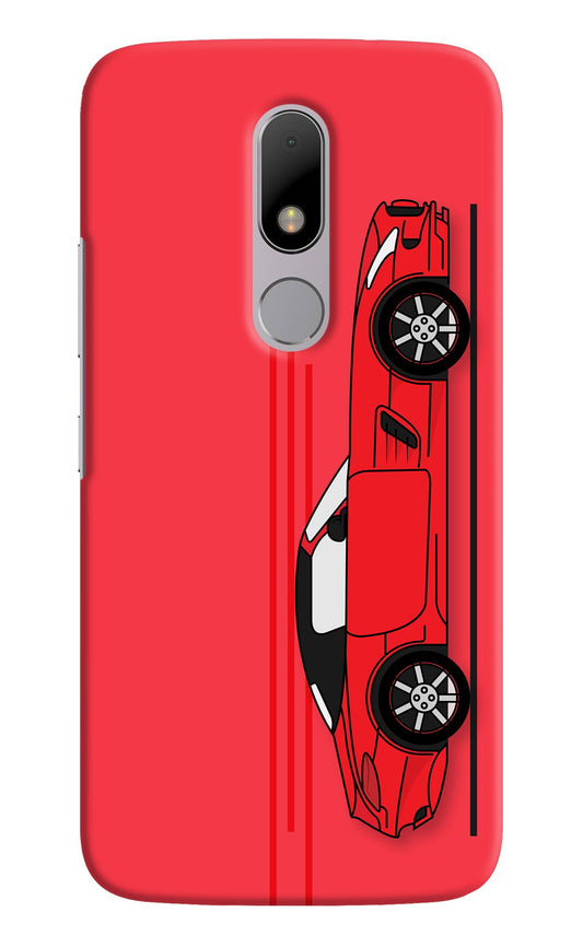 Red Velocity Moto M Back Cover