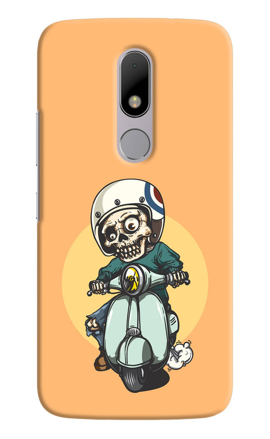 Undead Biker Moto M Back Cover