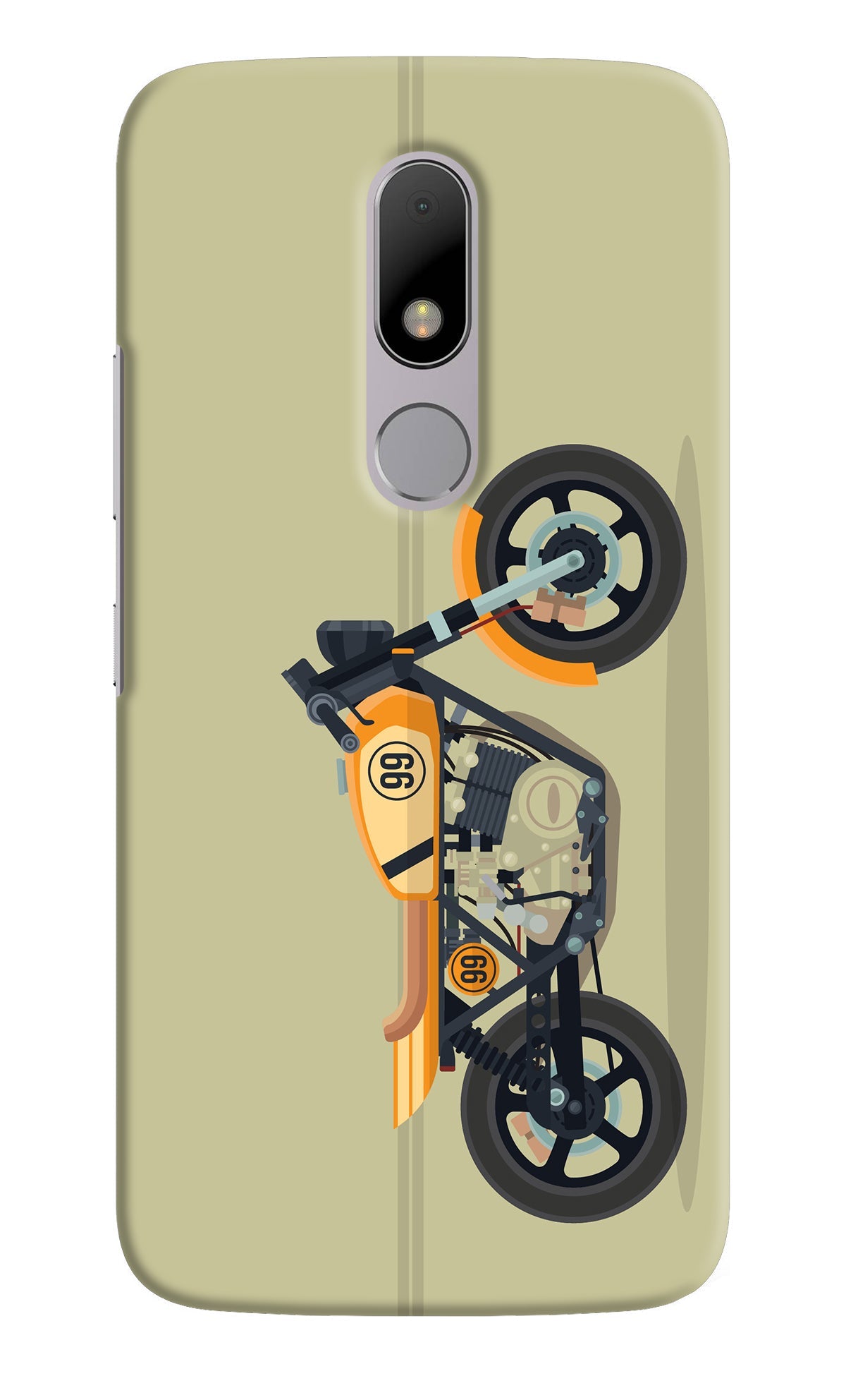 Vertical Speedster Moto M Back Cover
