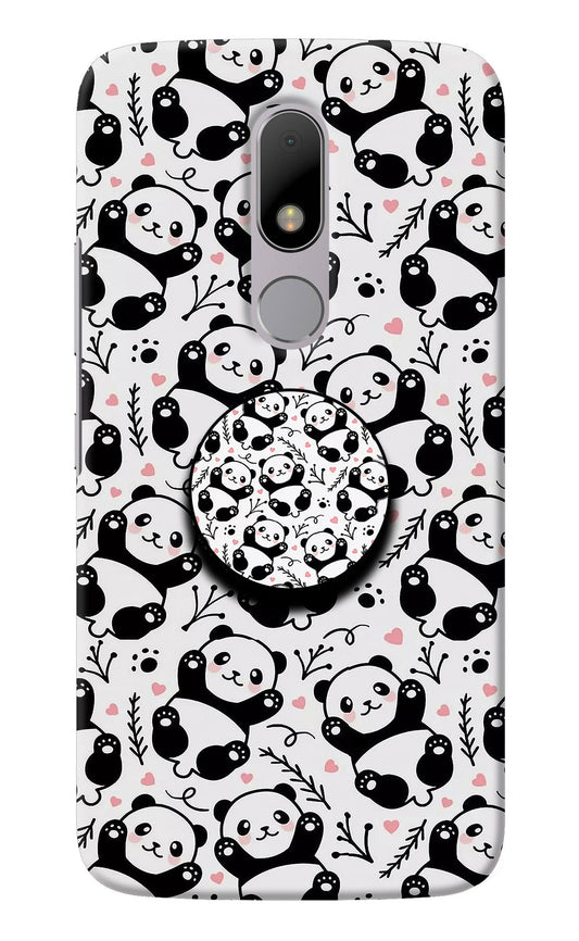 Cute Panda Moto M Pop Case