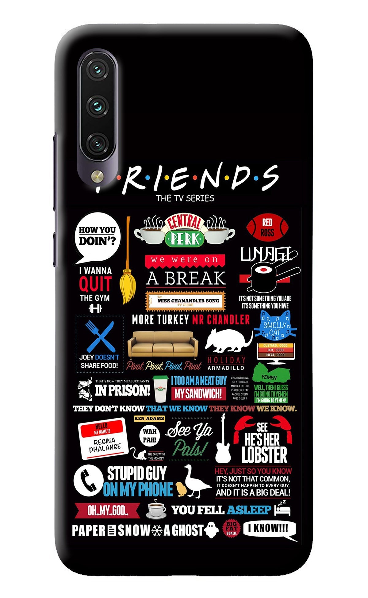 FRIENDS Mi A3 Back Cover