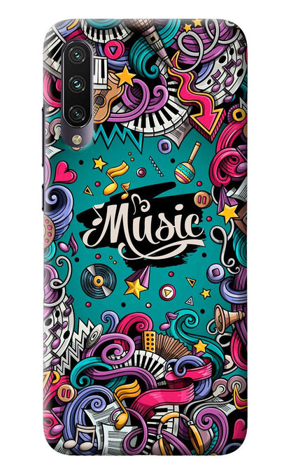 Music Graffiti Mi A3 Back Cover