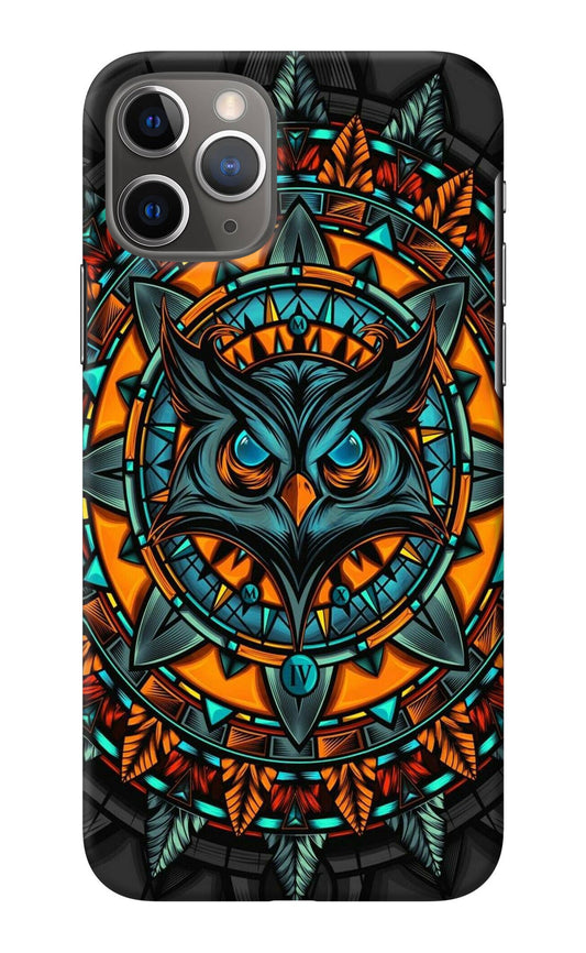 Angry Owl Art iPhone 11 Pro Max Back Cover