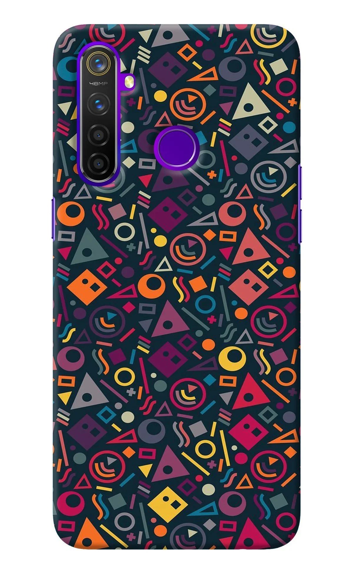 Geometric Abstract Realme 5 Pro Back Cover