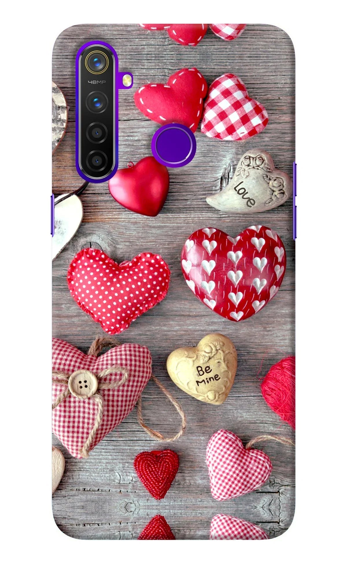 Love Wallpaper Realme 5 Pro Back Cover