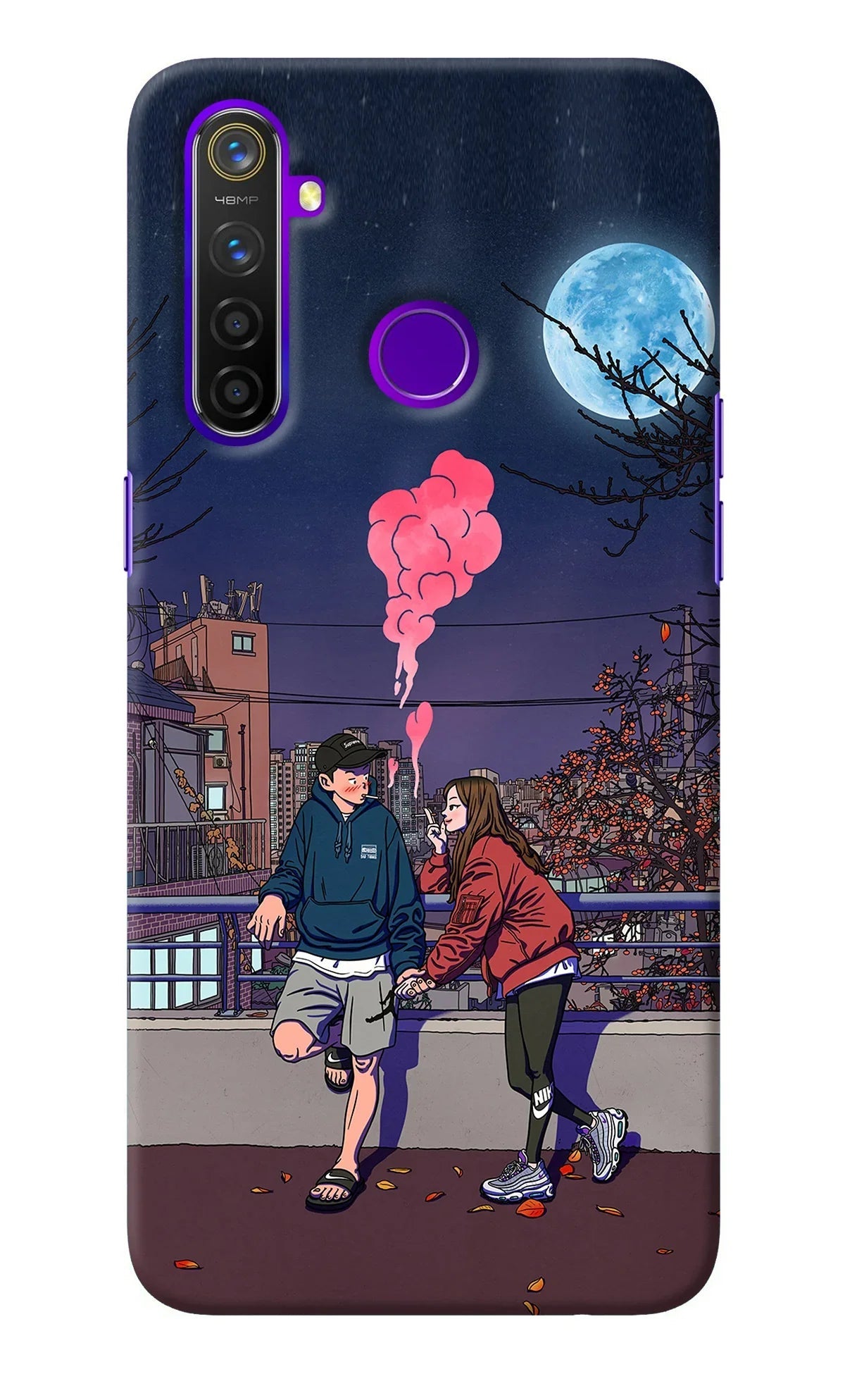 Chilling Couple Realme 5 Pro Back Cover