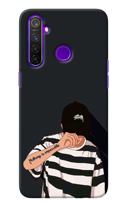 Aesthetic Boy Realme 5 Pro Back Cover