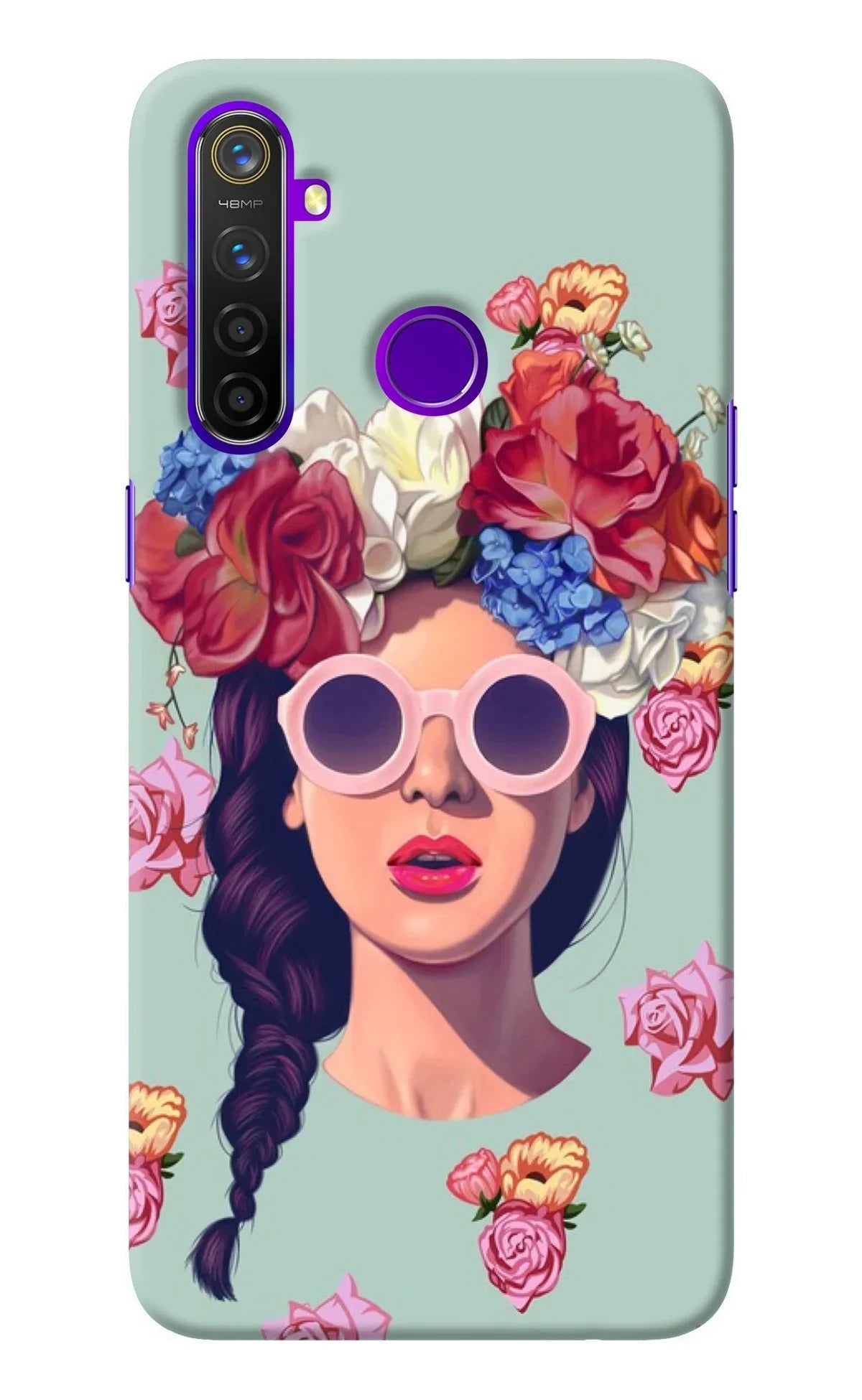 Pretty Girl Realme 5 Pro Back Cover