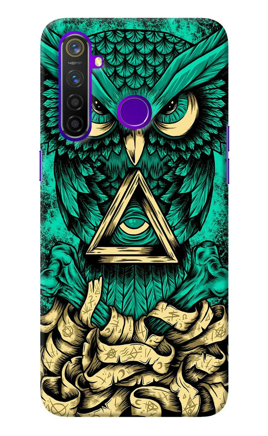 Green Owl Realme 5 Pro Back Cover