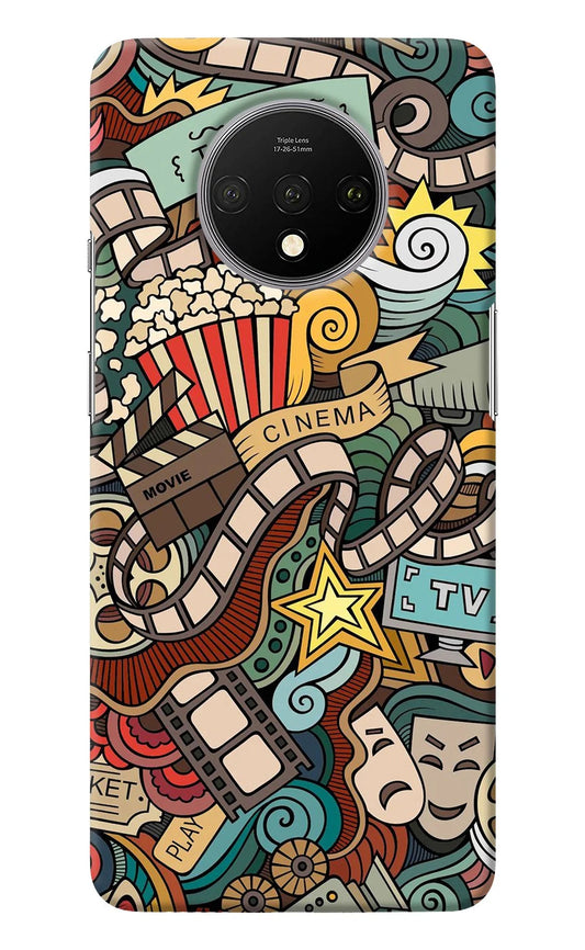 Cinema Abstract Oneplus 7T Back Cover