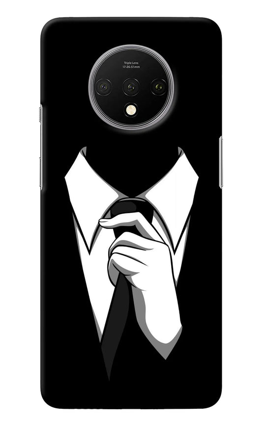Black Tie Oneplus 7T Back Cover