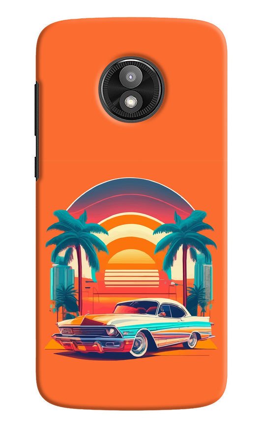 Palm Drive 80s Moto E5 Play Back Cover