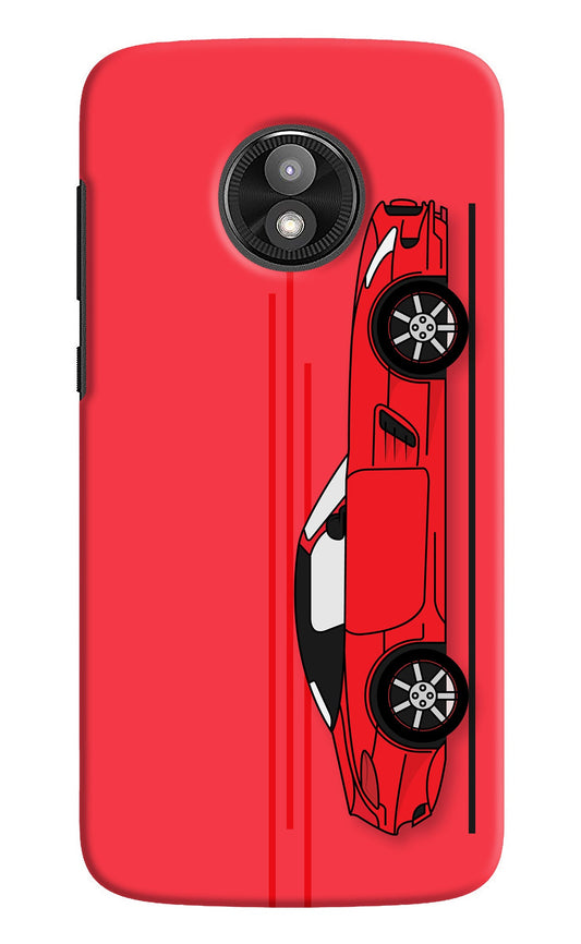 Red Velocity Moto E5 Play Back Cover