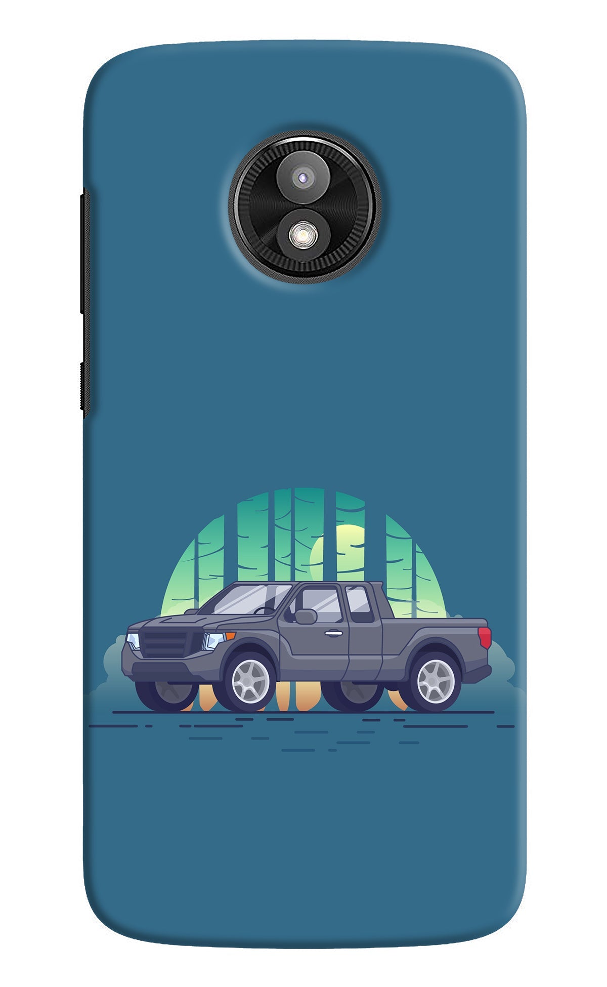 Retro Garage Vibe Moto E5 Play Back Cover