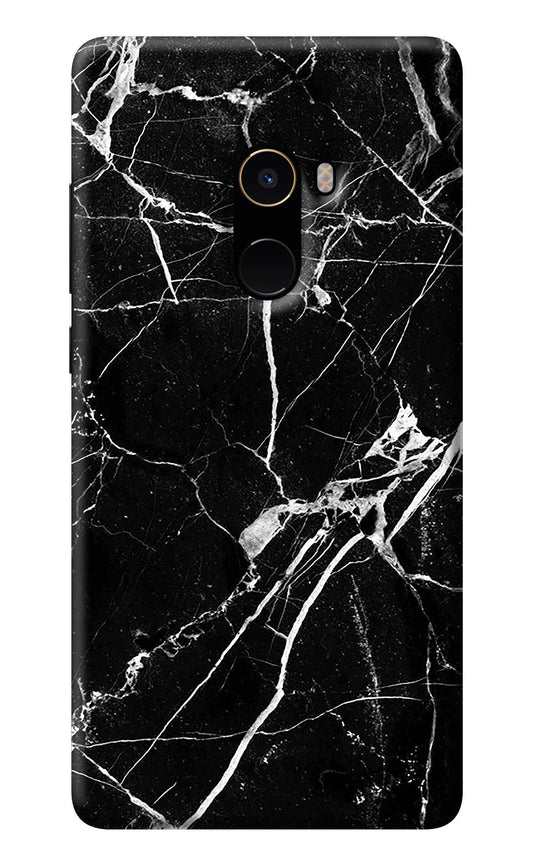 Black Marble Pattern Mi Mix 2 Back Cover