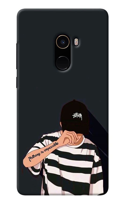 Aesthetic Boy Mi Mix 2 Back Cover