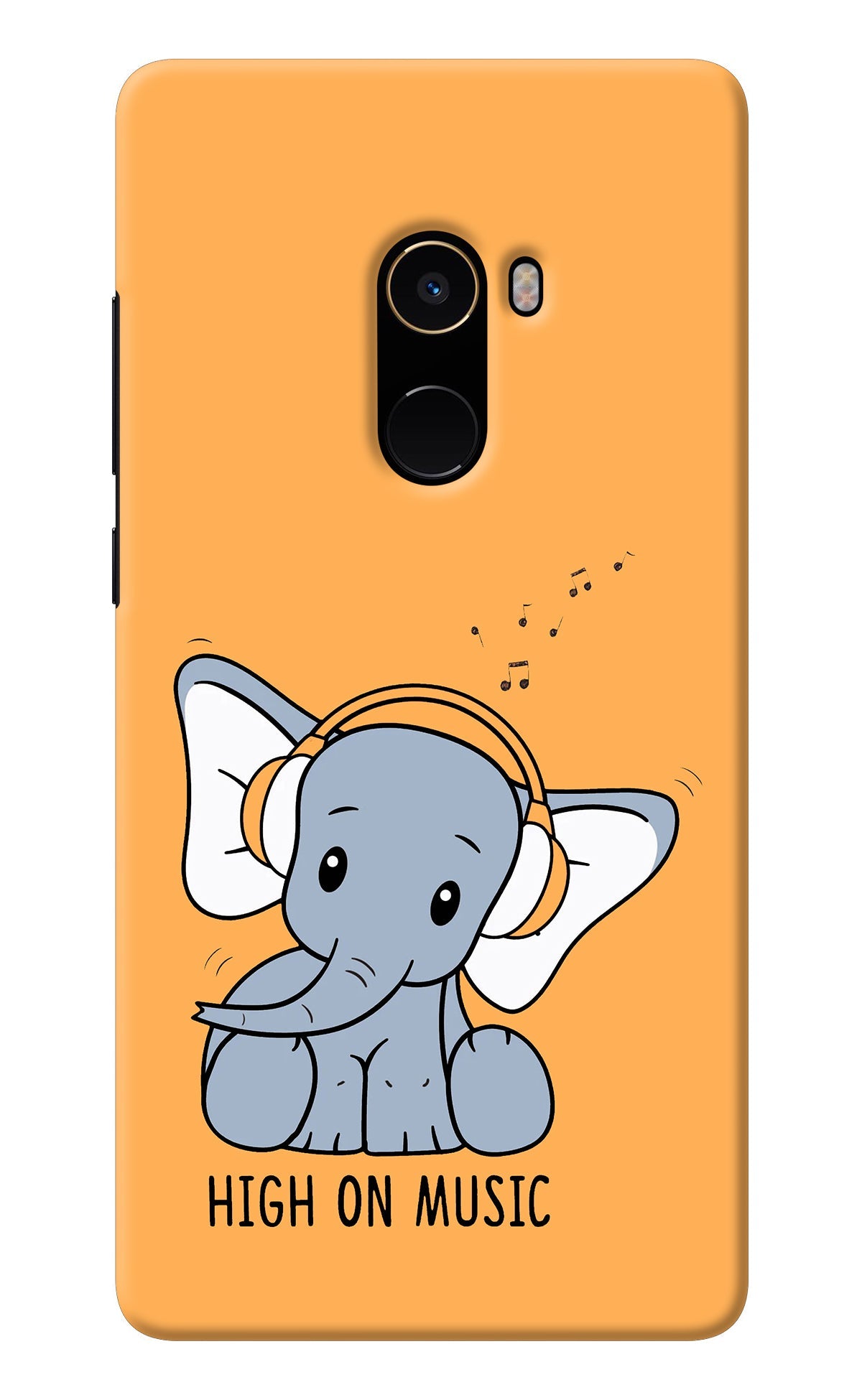 High On Music Mi Mix 2 Back Cover