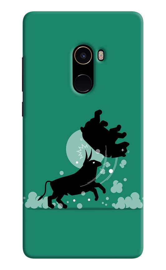 Bull Conqueror Mi Mix 2 Back Cover