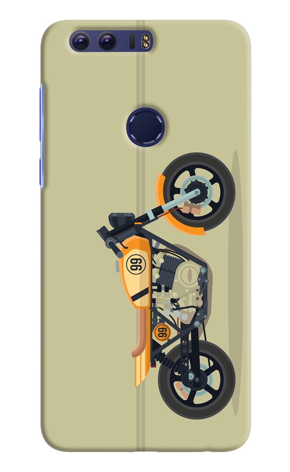 Vertical Speedster Honor 8 Back Cover