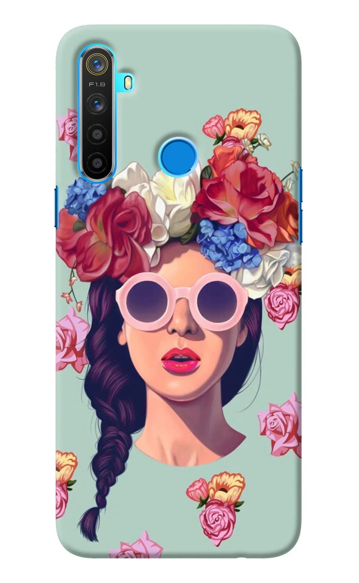 Pretty Girl Realme 5/5i/5s Back Cover