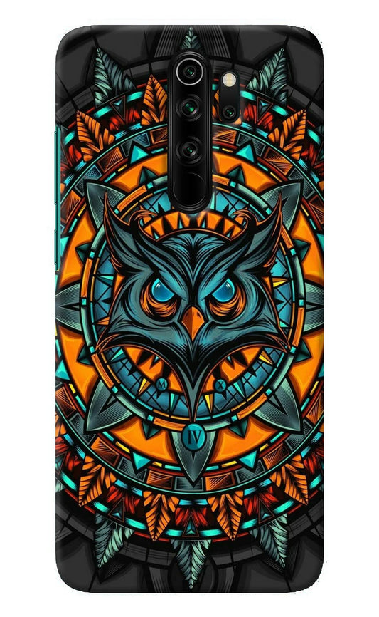 Angry Owl Art Redmi Note 8 Pro Back Cover
