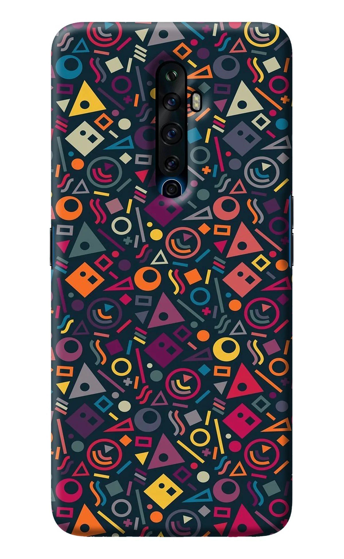 Geometric Abstract Oppo Reno2 Z Back Cover