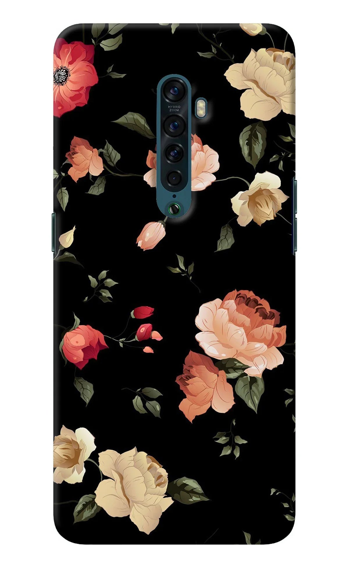 Flowers Oppo Reno2 Back Cover