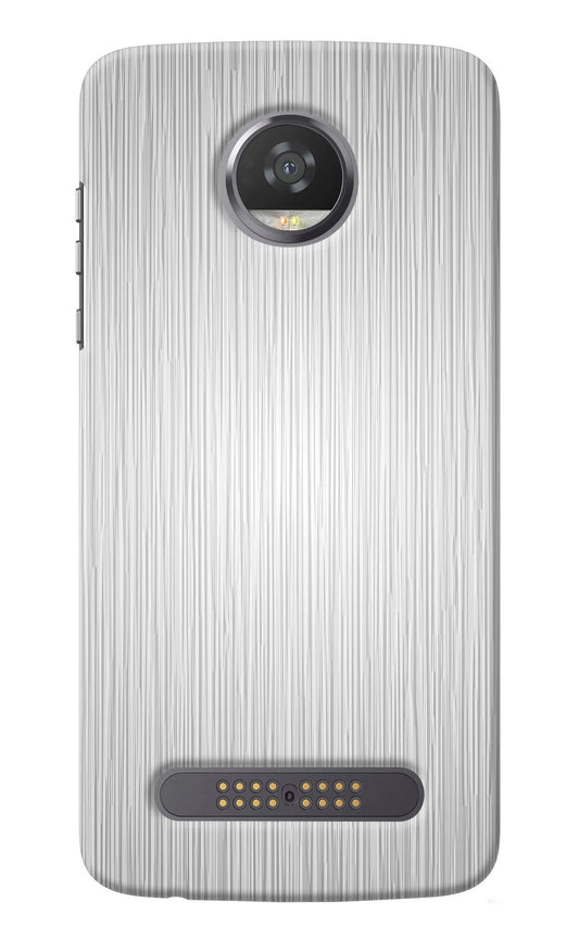 Wooden Grey Texture Moto Z2 Play Back Cover