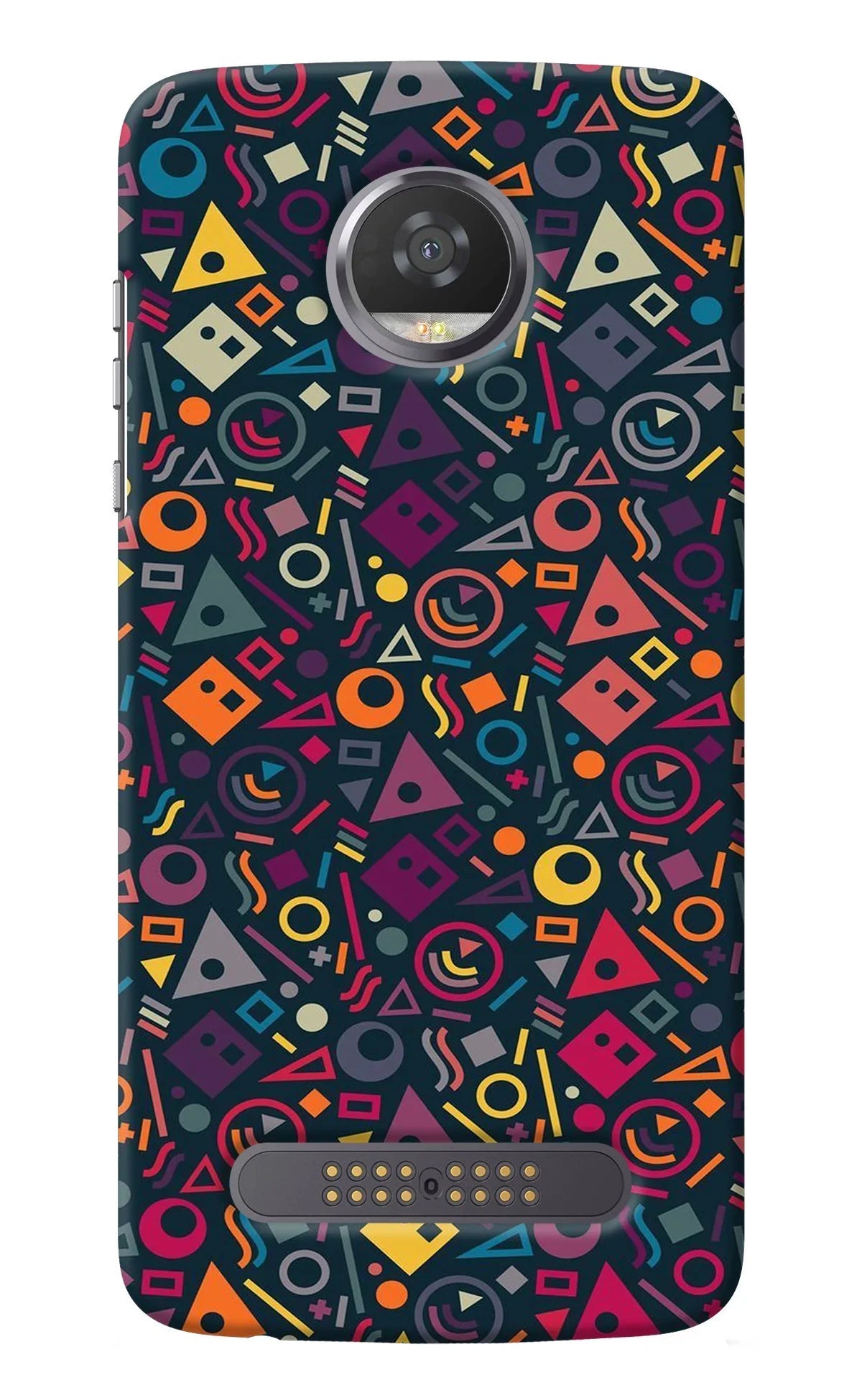 Geometric Abstract Moto Z2 Play Back Cover