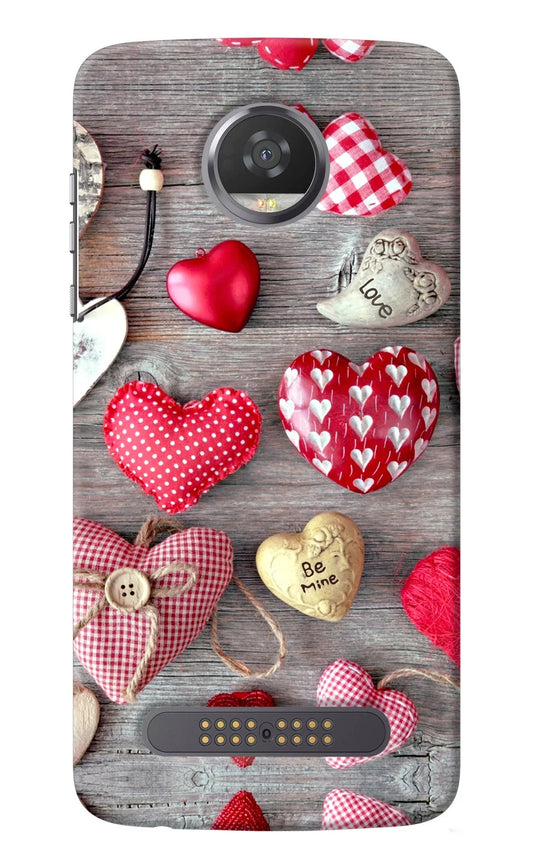 Love Wallpaper Moto Z2 Play Back Cover