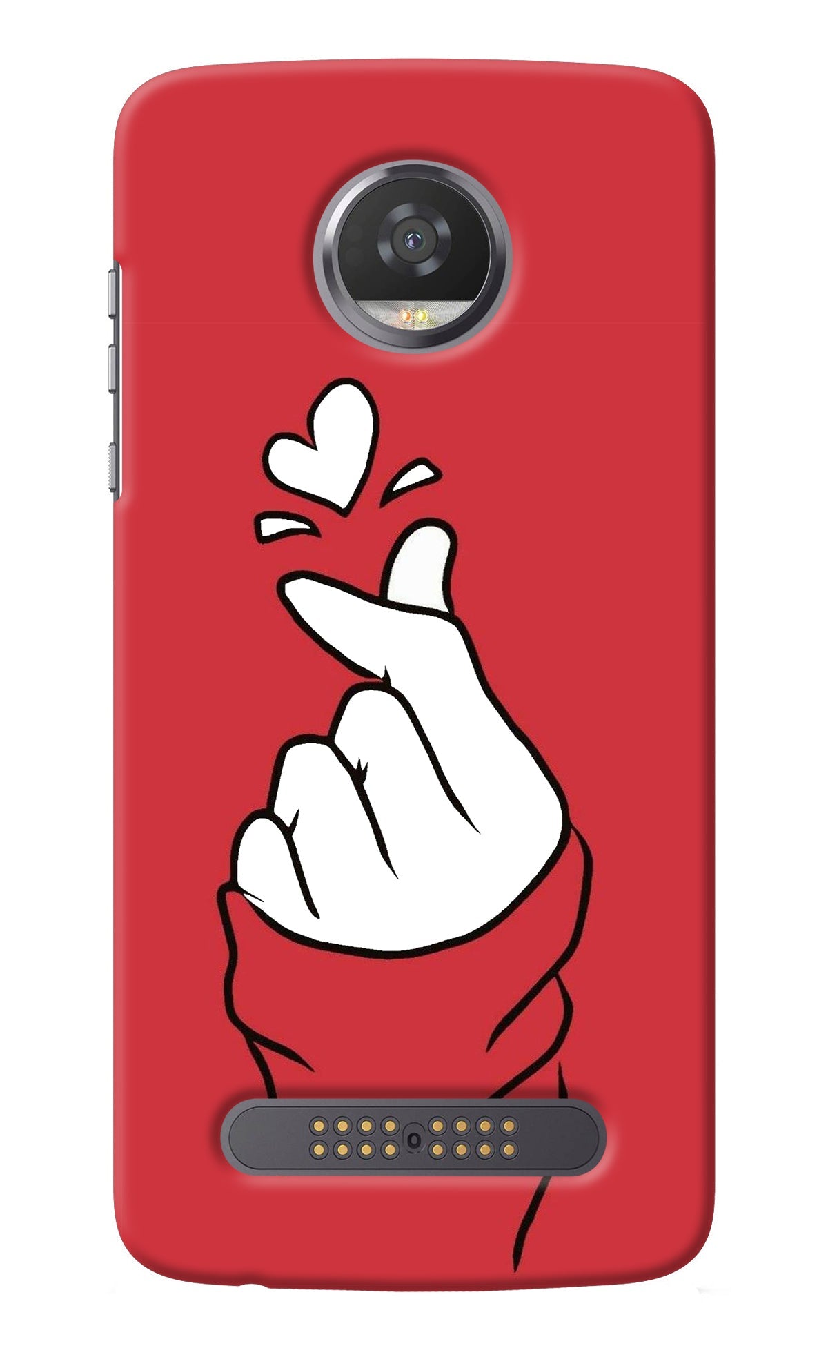Korean Love Sign Moto Z2 Play Back Cover