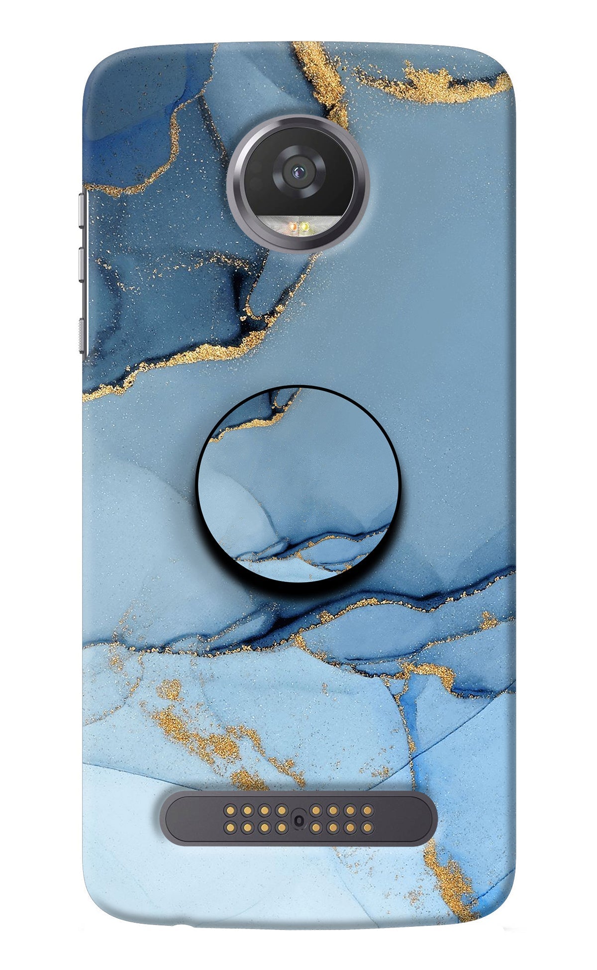 Blue Marble Moto Z2 Play Pop Case
