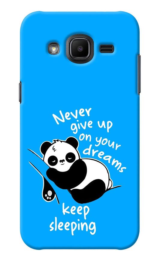 Keep Sleeping Samsung J2 2017 Back Cover