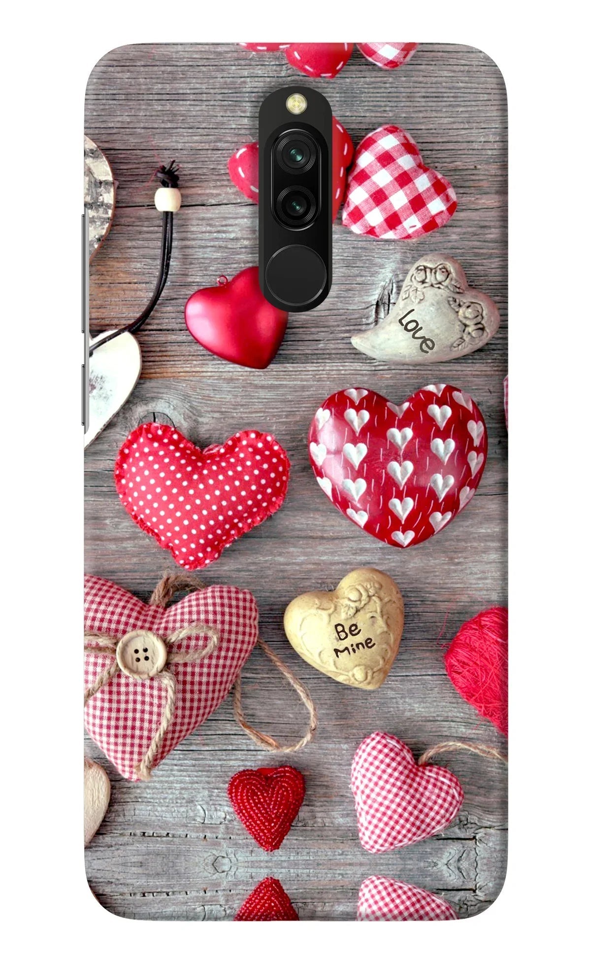 Love Wallpaper Redmi 8 Back Cover