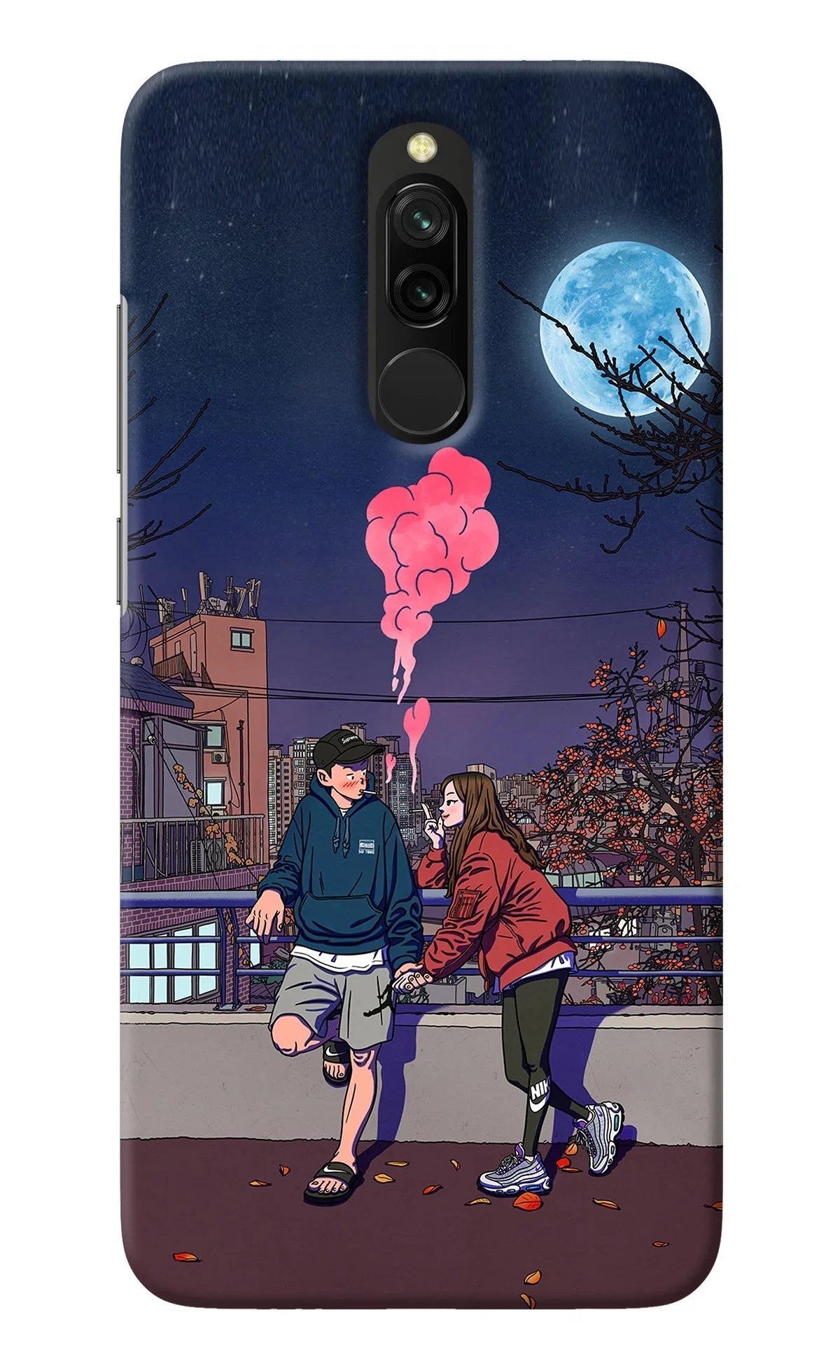 Chilling Couple Redmi 8 Back Cover