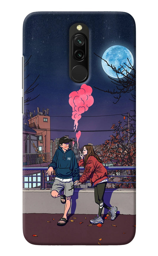 Chilling Couple Redmi 8 Back Cover