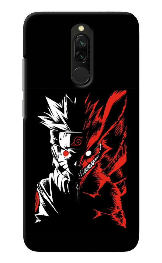 Naruto Two Face Redmi 8 Back Cover