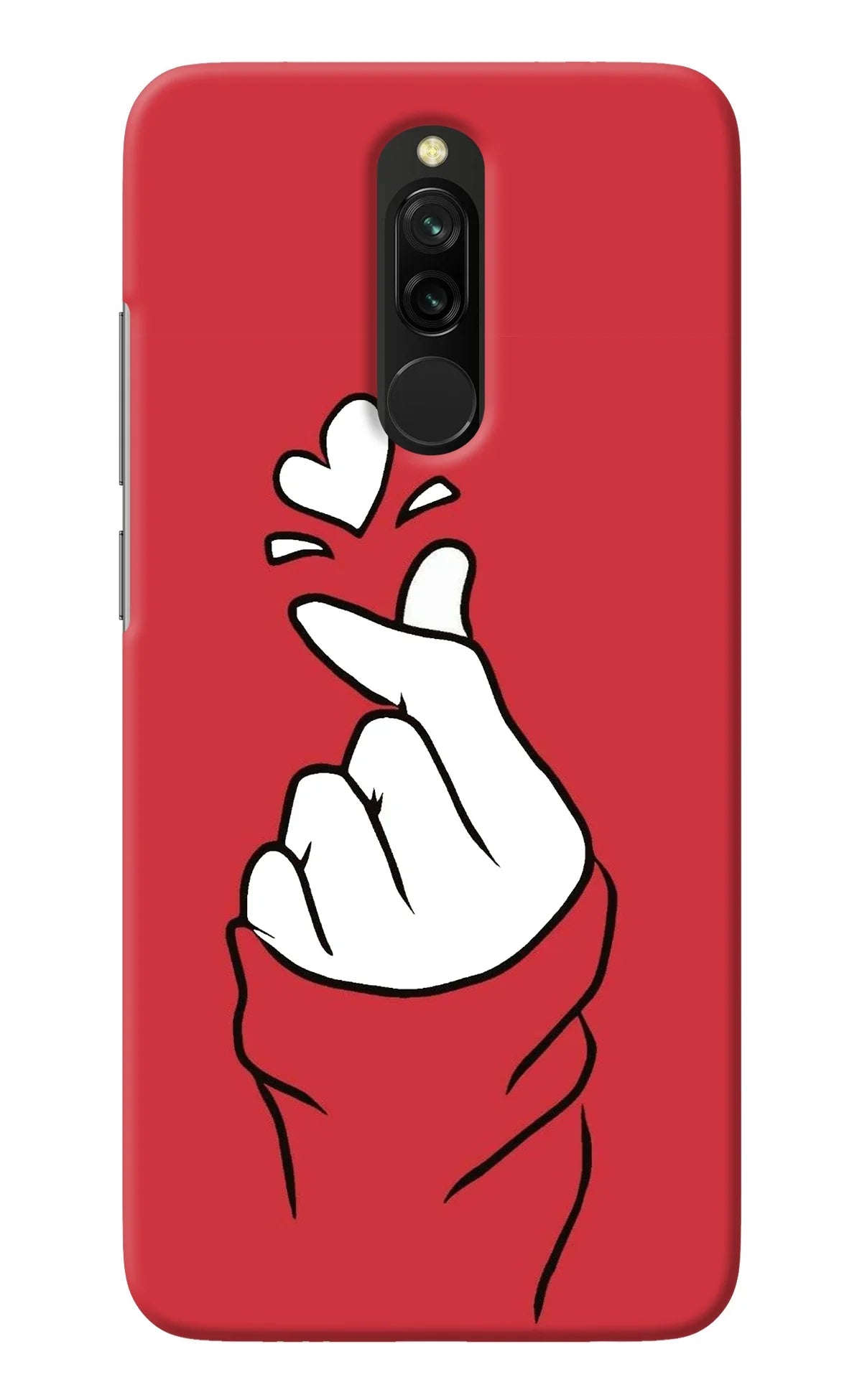 Korean Love Sign Redmi 8 Back Cover