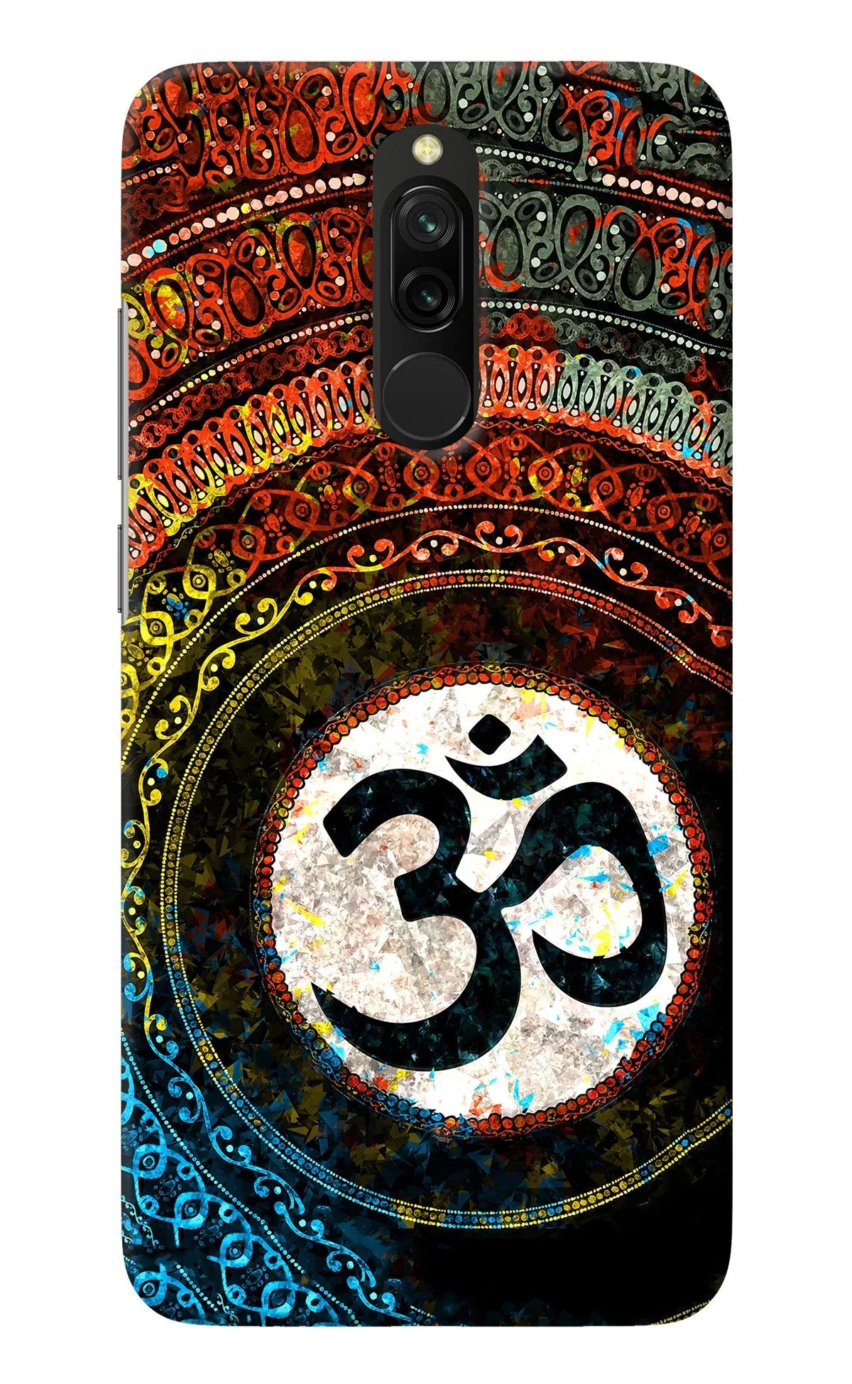 Om Cultural Redmi 8 Back Cover
