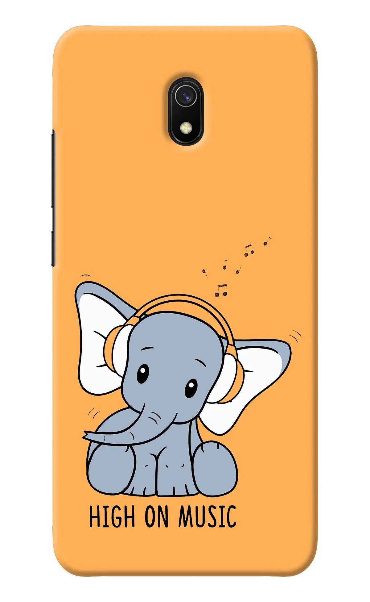 High On Music Redmi 8A Back Cover