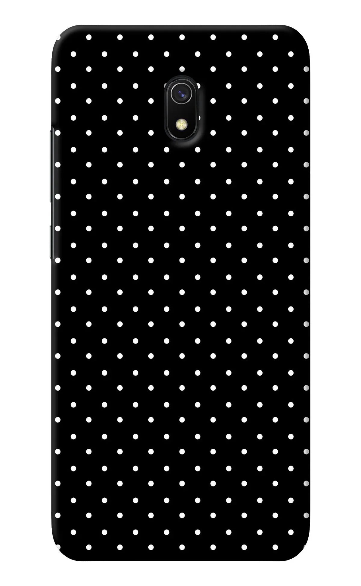 White Dots Redmi 8A Back Cover