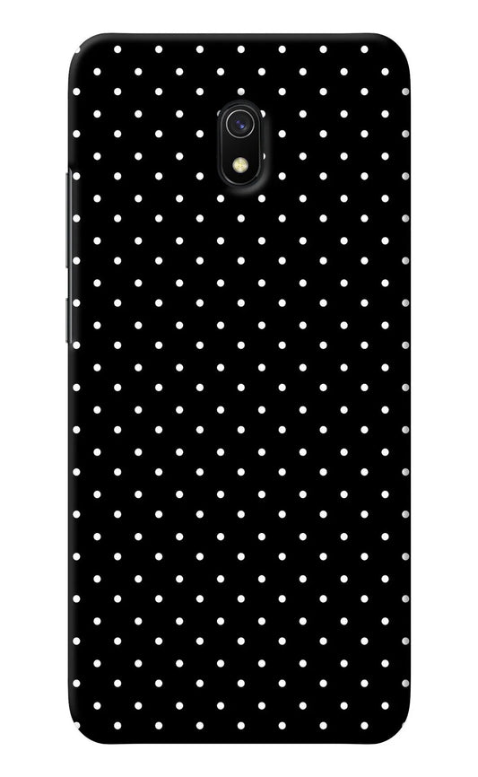 White Dots Redmi 8A Back Cover