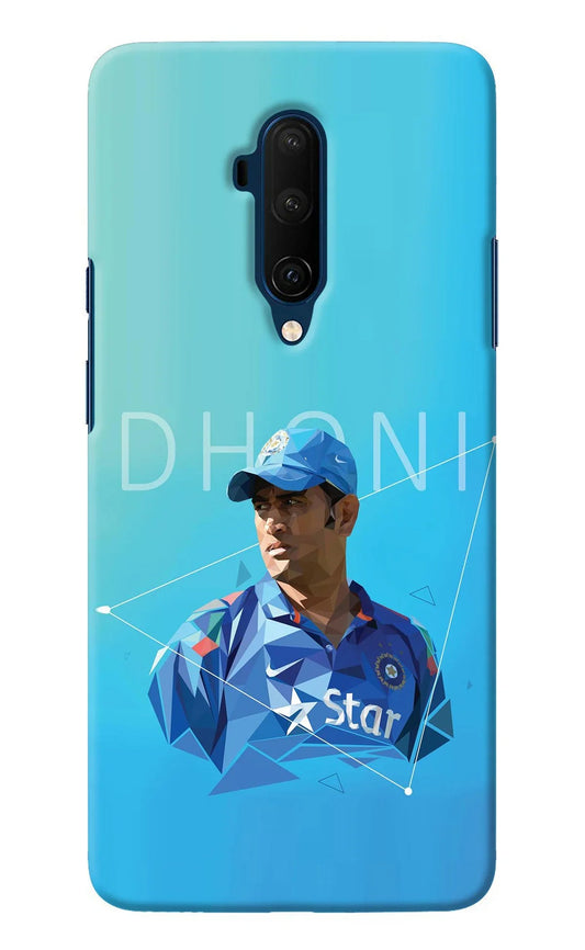 Dhoni Artwork Oneplus 7T Pro Back Cover