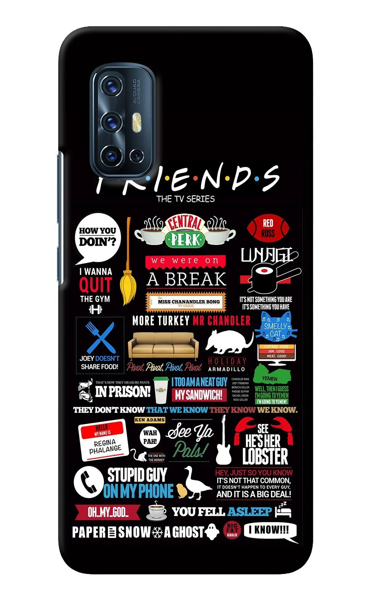 FRIENDS Vivo V17 Back Cover
