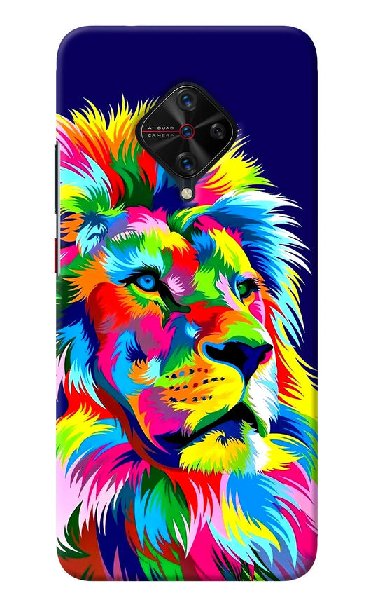 Vector Art Lion Vivo S1 Pro Back Cover