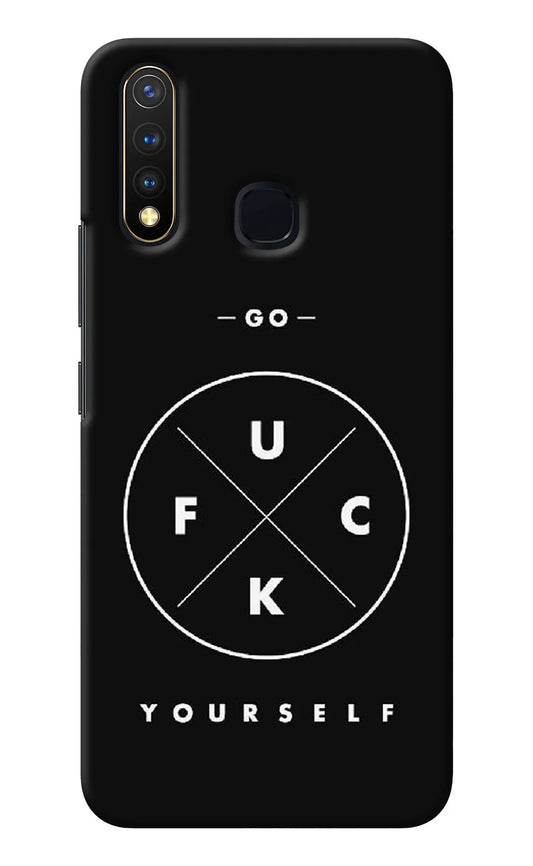 Go Fuck Yourself Vivo Y19/U20 Back Cover