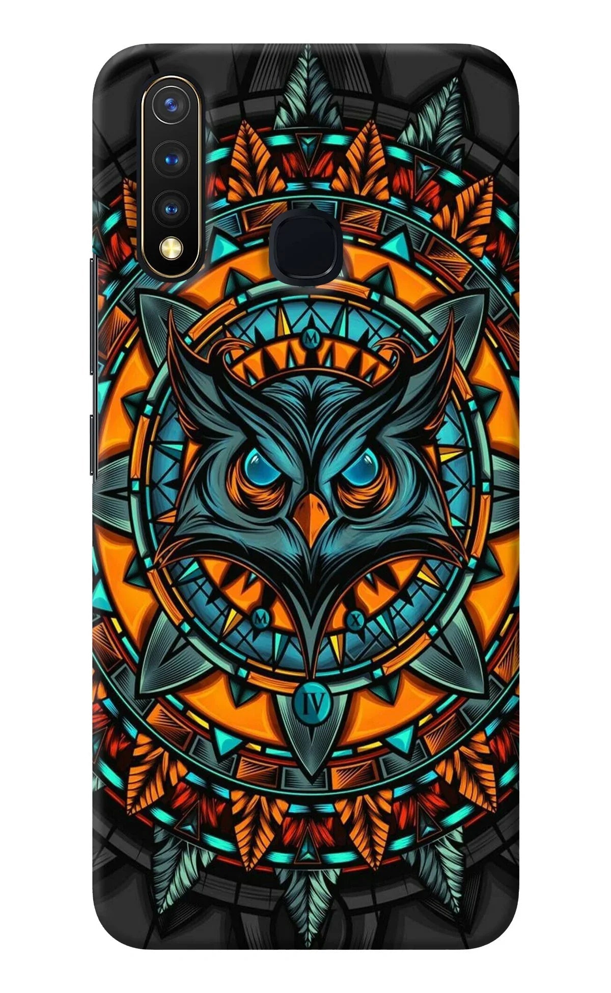 Angry Owl Art Vivo Y19/U20 Back Cover
