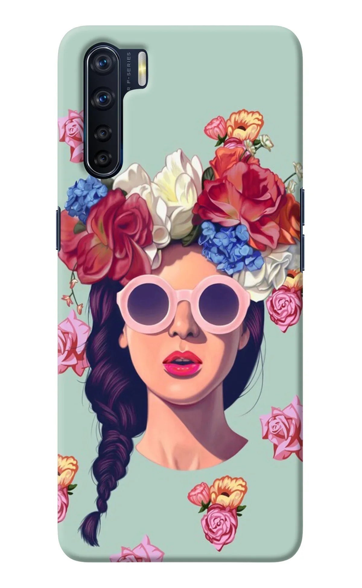 Pretty Girl Oppo F15 Back Cover