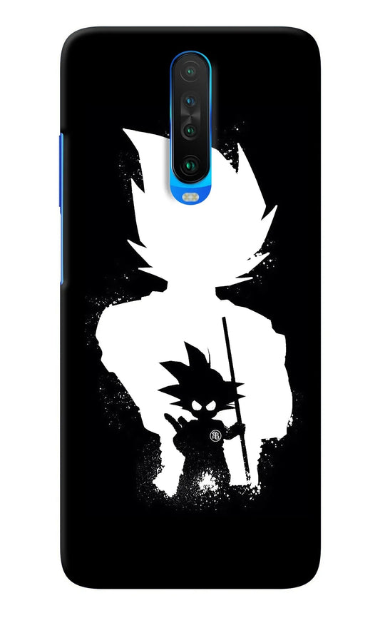 Goku Shadow Poco X2 Back Cover