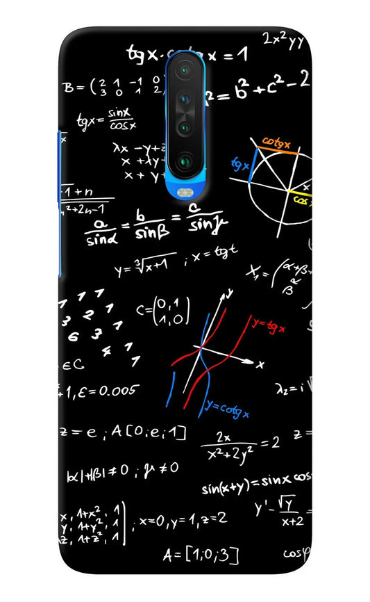 Mathematics Formula Poco X2 Back Cover